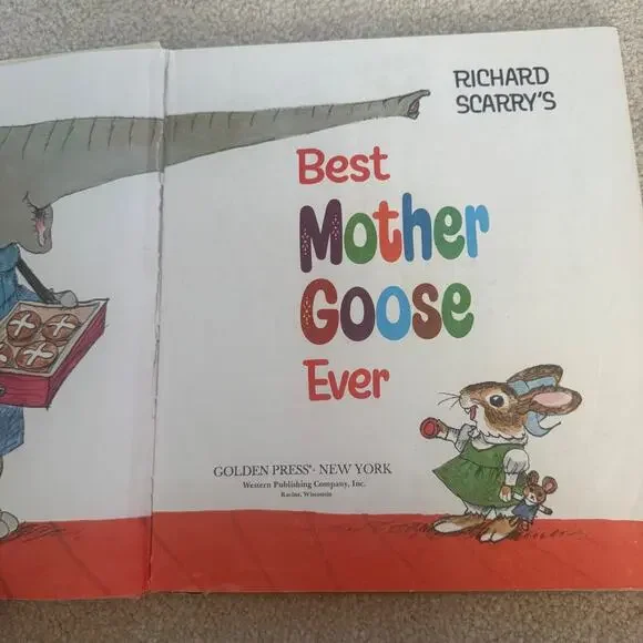 Vintage Richard Scarry Best Mother Goose Ever Classic Children’s Book - Picture 4 of 9